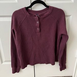 Purple Old Navy Henley